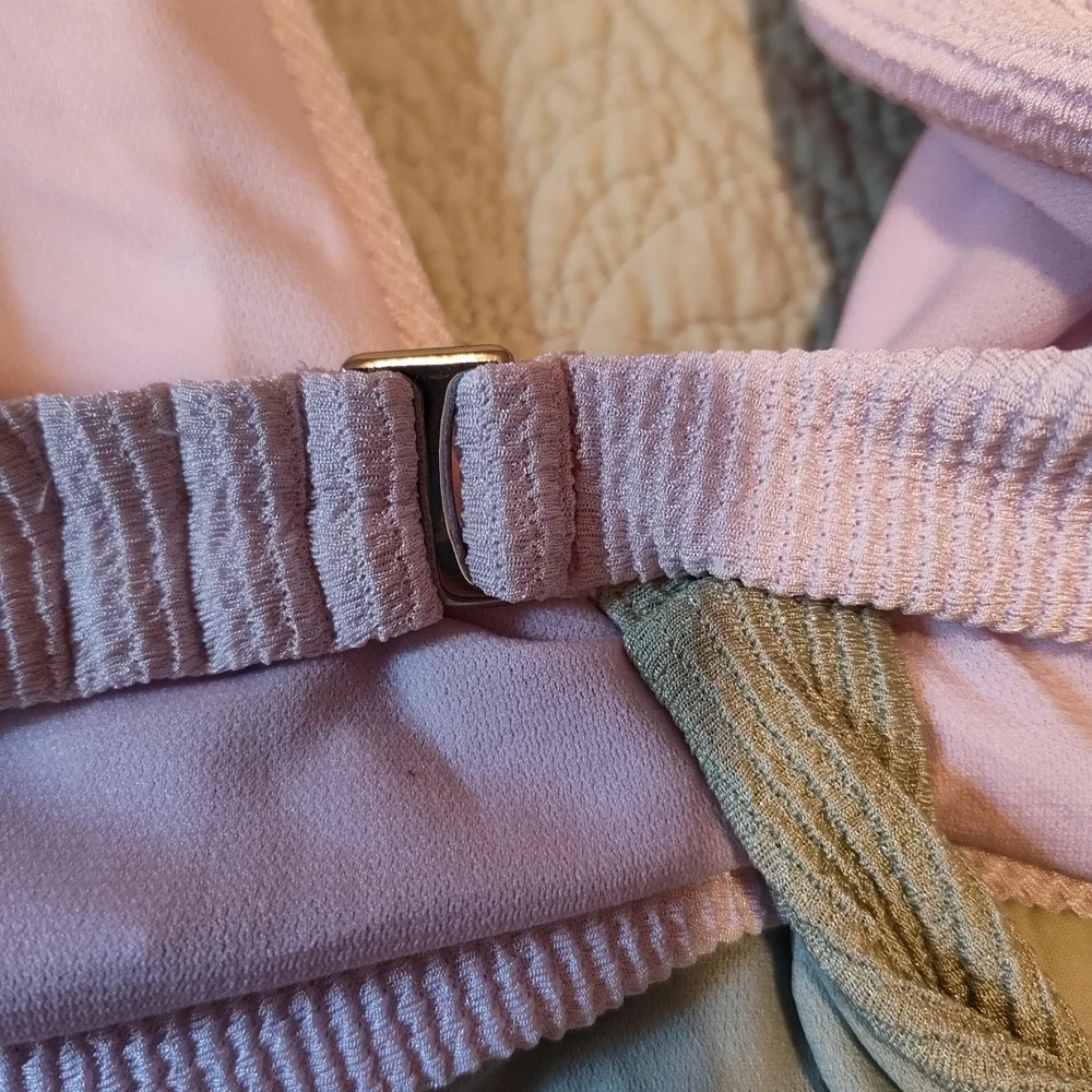 Vero Moda Pink and Green Textured Fabric - Picture 7 of 7